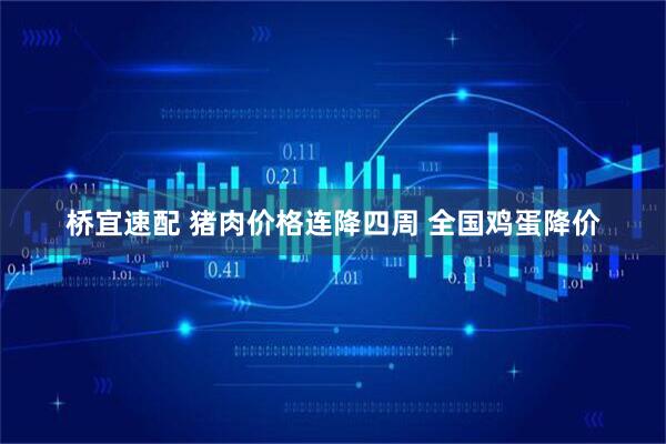桥宜速配 猪肉价格连降四周 全国鸡蛋降价