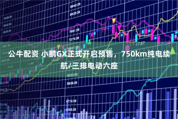 公牛配资 小鹏GX正式开启预售，750km纯电续航/三排电动六座