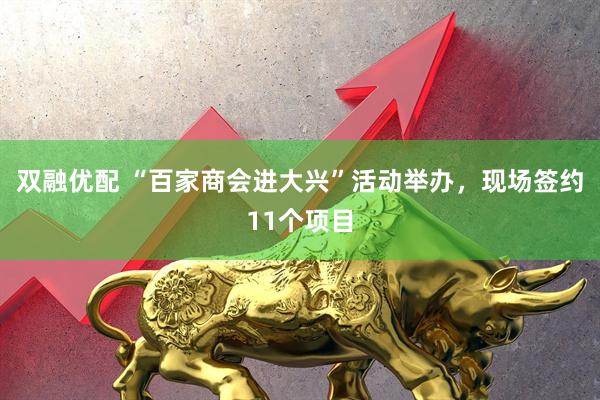 双融优配 “百家商会进大兴”活动举办，现场签约11个项目