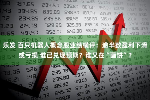 乐发 百只机器人概念股业绩横评：逾半数盈利下滑或亏损 谁已兑现预期？谁又在“画饼”？