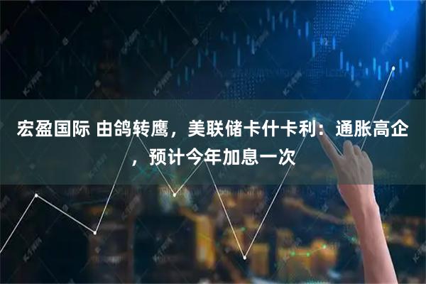 宏盈国际 由鸽转鹰，美联储卡什卡利：通胀高企，预计今年加息一次
