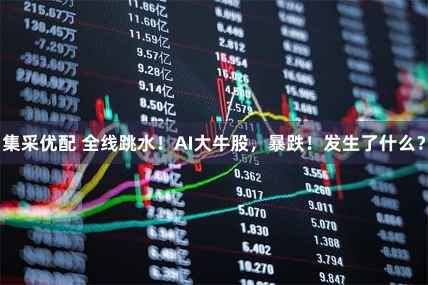 集采优配 全线跳水！AI大牛股，暴跌！发生了什么？