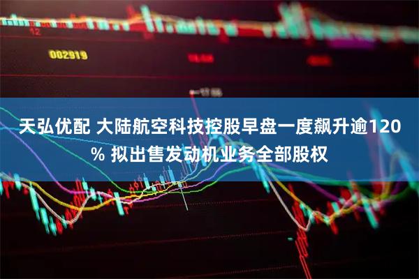 天弘优配 大陆航空科技控股早盘一度飙升逾120% 拟出售发动机业务全部股权