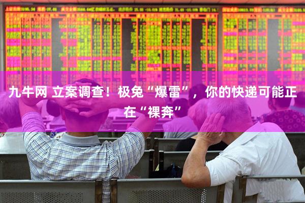 九牛网 立案调查！极兔“爆雷”，你的快递可能正在“裸奔”