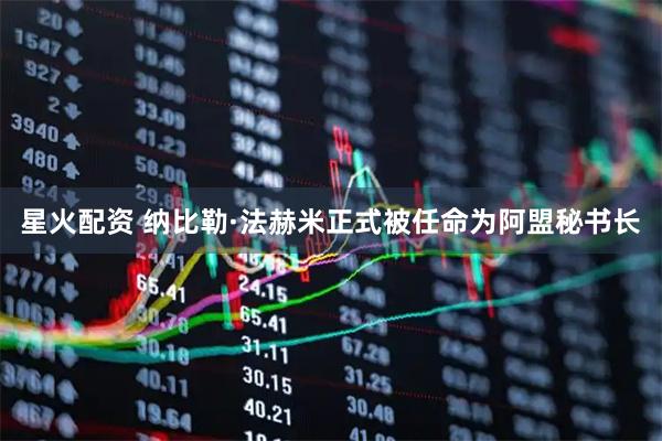 星火配资 纳比勒·法赫米正式被任命为阿盟秘书长